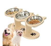 Gamelle Surélevée Pour Chat Distributeur de Nourriture Incliné à 15°