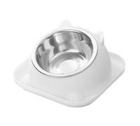 Gamelle surélevée pour chat, gamelle inclinée pour chat Protection du cou | Bols pour chats inclinables Pour les félins d'intérieur, repas fac