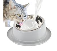 Gamelle Surélevée Pour Chat, Gamelles Inclinées Pour Nourriture Pour Chat, Gamelles Antidérapantes Inclinées À 15 Degrés, Cage À Bols Allant Au Micro-ondes, Sol, Gamelles Rondes D'alimentation En Eau