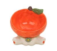 Gamelle surélevée pour chat | Gamelles surélevées en céramique | 245 ml antidérapantes pour chats mignons, gamelles tendance pour petits chiens