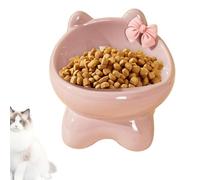 Gamelle surélevée pour chat | Grande gamelle inclinée | Gamelle antidérapante | Gamelles anti-vomi pour chat pour une utilisation en intérieur | Idéal pour les petits chiens et chatons
