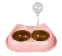 Gamelle surélevée pour chats avec mangeoire à friandises pour chats - Double gamelle pour abreuver les chats