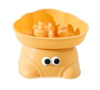 Gamelle Surélevée pour Chien, Bol Lente pour Animaux de Compagnie, Assiette pour Eau et Nourriture pour Chats avec Base et Bandes Antidérapantes pour Chiens de Petite et Moyenne Taille
