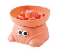 Gamelle Surélevée pour Chien, Bol Lente pour Animaux de Compagnie, Assiette pour Eau et Nourriture pour Chats avec Base et Bandes Antidérapantes pour Chiens de Petite et Moyenne Taille