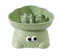 Gamelle Surélevée pour Chien, Bol Lente pour Animaux de Compagnie, Assiette pour Eau et Nourriture pour Chats avec Base et Bandes Antidérapantes pour Chiens de Petite et Moyenne Taille