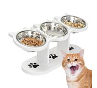 Gamelle Surélevée pour Chien Distributeur de Nourriture Incliné à 15°