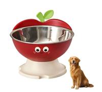 Gamelle Surélevée pour Chien et Chat, Bol INOX 201 Alimentaire avec Support Antidérapant, Distributeur de Eau Écuelle Détachable, pour Repas Quotidien et Protection Cervicale