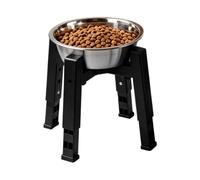 Gamelle surélevée pour chien - Support stable antidérapant réglable en | Support de mangeoire surélevé pour maison, cuisine, terrasse, appartement, chambre, balcon, jardin, cave, garage