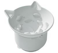 Gamelle surélevée pour nourriture pour chat, bol surélevé pour chat, bols inclinés pour nourriture ou eau, bols inclinés et surélevés pour nourriture pour animaux de compagnie en silicone PE