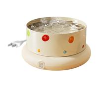 Gamelle thermique pour chien - Gamelle d'eau chauffante pour animaux de compagnie, grand chauffage pour chat et chien, gamelle électrique, matériau durable et sûr, entretien facile avec base