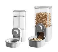 Gamelle transparente pour animaux de compagnie - Gamelle pour petits chiens et chats - Grande capacité - Mangeoires d'eau à suspendre - Fournitures d'alimentation pour petits animaux de compagnie