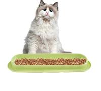 Gamelles à eau surélevées pour chat - Inclinables à 15 degrés - Pour boire confortablement - Double bols résistants aux fuites pour nourriture et eau - Commande suivie pour réduire l'étirement du cou