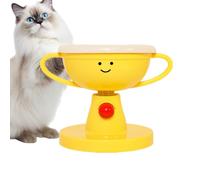 Gamelles d'alimentation surélevées pour chats - Assiettes antidérapantes réglables en hauteur à 5 niveaux, assiettes de nourriture pour chats et chiens, pour animaux domestiques, compactes, pour