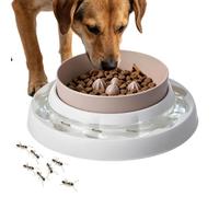 Gamelles de nourriture pour chats à l'épreuve des fourmis, plateau pour | Gamelles pour chats anti-fourmis, 19 x 19 x 6 cm, plateau anti-déversement avec revêtement extra