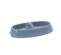 Gamelles double pour chien Nobby Pet Picnic Gris 2x150 ml