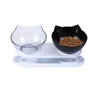 Gamelles en céramique pour chat, gamelles surélevées pour chat, design unique, gamelles antidérapantes pour chat, abreuvoir surélevé amovible, station d'alimentation multifonctionnelle pour l'eau,