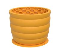 Gamelles en silicone pour chien à alimentation lente - Gamelles d'enrichissement | Distributeur de friandises interactif pour chien Pet-Safe 620 ml en silicone avec ventouses, offre un enrichissement