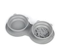 Gamelles for Chiens et Chats, gamelles à Alimentation Lente, Anti-étouffement, Double gamelle, Ensemble d'alimentation en Eau Nourriture for Petits