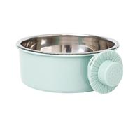 Gamelles murales pour chien, avantage multifonctionnel pour animal de compagnie, bol d'eau pratique pour nettoyer la cage pour chien, installation à double paroi pour l'alimentation en eau et en