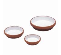 Gamelles plate pour oiseaux en argile Nobby Pet Blanc 20 ml