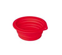 Nobby Gamelle Pliable en Silicone pour Chien Rouge 500 ml