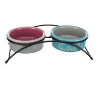 gamelles pour chat en céramique et métal Trixie Multicolore TU