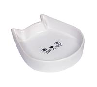 Gamelles pour chat en céramique Nobby Pet Kitty Face Blanc 200 ml