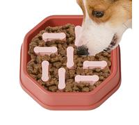 Gamelles pour chien à alimentation lente - 20 x 20 x 4,5 cm - Gamelle de nourriture pour animaux de compagnie - Jouet interactif pour chat - Vaisselle interactive pour chaton chiot - Pour la maison