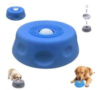 Gamelles pour chien à alimentation lente avec boule roulante, jouet interactif à lécher et bol à lécher pour chiens, pour bouillon d'os et yaourt, bol antidérapant pour tous les chiens