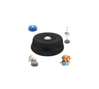 Gamelles pour chien à alimentation lente avec boule roulante, jouet interactif à lécher et bol à lécher pour chiens, pour bouillon d'os et yaourt, bol antidérapant pour tous les chiens
