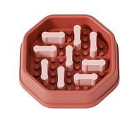 Gamelles pour chien à alimentation lente - Bol anti-étouffement 20 x 20 x 4,5 cm, puzzle interactif, bol pour manger sainement, éviter les plats d'étouffement | Conception antidérapante pour chiens, c
