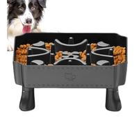 Gamelles pour chien à alimentation lente - Gamelles interactives 2 en 1 pour chien | Gamelle surélevée pour manger sainement, jouets d'enrichissement pour chien, hauteur réglable et design