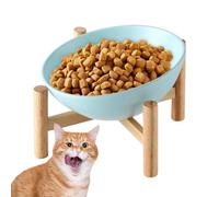 Gamelles pour chien en céramique avec support, gamelles surélevées pour chien en céramique - Plats pour chiens en céramique anti-déversement - Bol Anti-vomi pour animaux de compagnie avec support en b