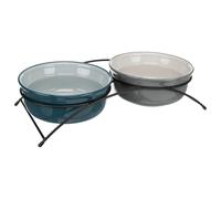 gamelles pour chien en céramique et métal Trixie Multicolore TU