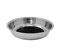 Gamelles pour chien en inoxydable avec tapis à lécher antidérapant Nobby Pet Argenté 200 ml