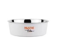 Gamelles pour chien inox antidérapante Nobby Pet Fusion Blanc 16 cm