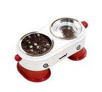 Gamelles pour Chien Surélevées 2-en-1 Gamelle Inclinée Antidérapante | Gamelles avec support Pour nourrir chiots, chats, chatons, petits animaux,