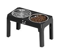 Gamelles pour Chien Surélevées | Bol Anti-Dérapant pour Nourriture et Eau pour Chien - 5 Hauteurs Réglables, Station d'alimentation Surélevée pour Chats, Chatons, Chiots et Races de Toutes