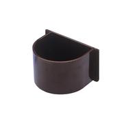 Gamelles pour oiseaux plastique pour cage avec support d'accroche Nobby Pet Marron TU