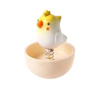Gamelles pour perroquet Jouet distributeur basculant | Gamelle Mangeoire Oiseau pour Ara Inséparable Perruche Calopsitte Cacatoès Cage Extérieur