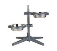 Gamelles réglables pour chiens - Ensemble de nourriture surélevée pour chien - Support stable et antidérapant - Construction légère et durable - Angle d'alimentation confortable - Vaisselle amovible