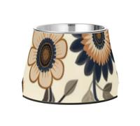 Gamelles rétro vintage pour animaux de compagnie en acier inoxydable antidérapant pour chat pour les amoureux des animaux de compagnie adaptés aux moustaches, platos para perros para comer lento