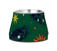 Gamelles surélevées en acier inoxydable pour chiens, chats, lapins, oiseaux - Pour manger lentement - Plato para perros para comer lento