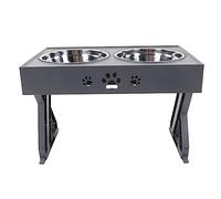 Gamelles Surélevées pour Animaux de Compagnie, Mangeoire pour Chien Améliorée Facile à Installer, Réglable pour les Chiens de Petite et Moyenne Taille (#2)