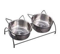 Gamelles Surélevées Pour Chat 2 Gamelles Pour Chat En Acier Inoxydable Avec Support Gamelle Surélevée Pour Nourriture Et Eau Gamelles Inclinées Antidérapantes Pour Chat Chiens Anti Vomissements