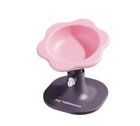 Gamelles surélevées pour Chat, en Forme de Fleur, sans Stress pour Le Cou et la Colonne vertébrale, lavables au Lave-Vaisselle, Protection du Cou, pour Chats et Chiens de Tous âges