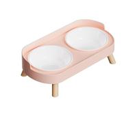 Gamelles surélevées pour chat et nourriture avec design pour manger plus facilement et améliorer la digestion - Gamelle à alimentation lente pour petites, moyennes et grandes gamelles non debout (C