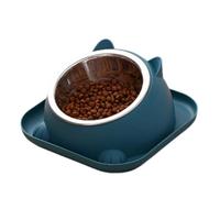 Gamelles surélevées pour chat, gamelle surélevée pour chat Coudé à 15 | Bols pour chats inclinables Pour les félins d'intérieur, repas fac