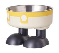 Gamelles surélevées pour chat - Inclinables - Antidérapantes - Ergonomiques et créatives - 14 x 14 x 10 cm - Pour nourriture et eau - Pour chats d'intérieur et animaux domestiques