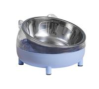 Gamelles surélevées pour chat - Mangeoire pour animaux de compagnie anti-déversement incliné | Dispinage de chat large et peu profond | Bol stable à 4 pattes pour chatons, chiots, petits chiens